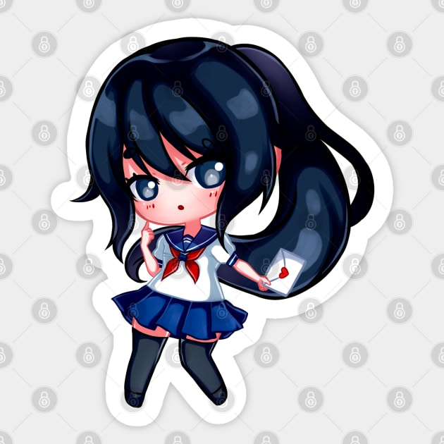 Yandere-chan Sticker by HellaKumii